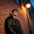 thumbnail image 3 of Heart Posture Varsity Jacket Genesis Collection by Christian Flow, 3 of 8