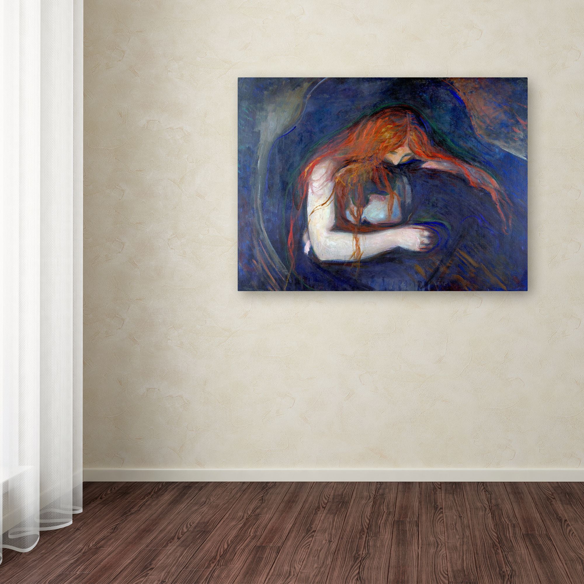 Edvard Munch 'Vampire' Canvas Art