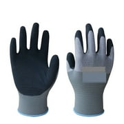 Work Nitrile Gloves Nylon Microfine Foam Work Gloves Safety Working Gloves For Car Repair Garden ,Breathable Comfort