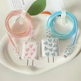 thumbnail image 4 of For iphone Apple 11 12 13 14 Charger Protection Cover Phone Accessoires PD Cable Winder Cord Organizer Adapter Protector Case 0F, 4 of 6