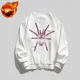 thumbnail image 1 of Rundhals ausschnitt Sudadera con capucha menos schwarz männliche Kleidung Spinne weiß Sudadera para hombre Grafik Crewneck Pullover y2k Vintage einteilige Top s, 1 of 4