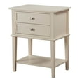 thumbnail image 2 of Home Furniture Modern Newton 2-Drawer Beige Nightstand (28"H X 16"W X 22"D), 2 of 6