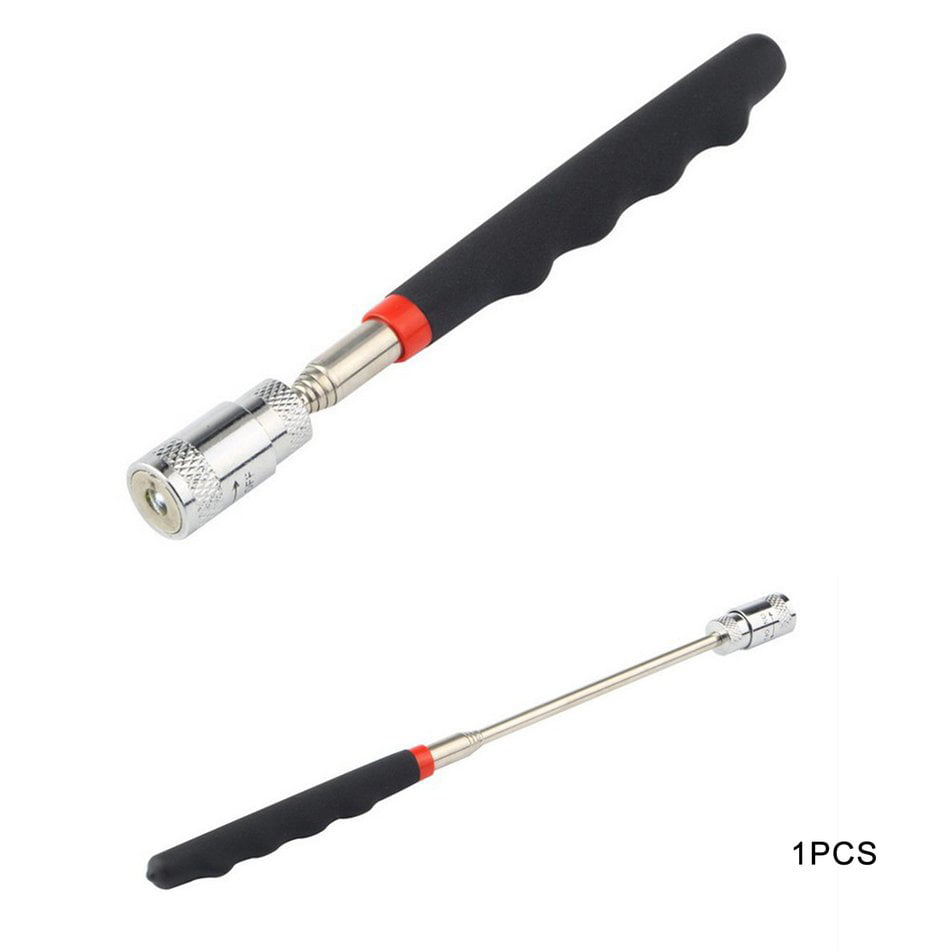 Telescopic flexible Magnetic Pick-Up Tool w/ LED Light Reach 81cm Extendable New