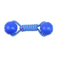 thumbnail image 1 of Pelota de cuerda para perros, resistente a las mordeduras, juguete de ejercicio, entretenimiento interactivo para mascotas Azul, 1 of 9