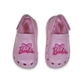 thumbnail image 3 of Barbie Toddler Girls' Clogs with Adjustable Strap - Medium Pink, Size 8, 3 of 4