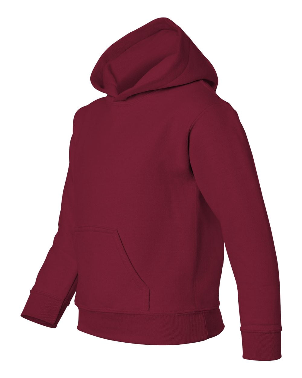 Heavy Blend Youth Hooded Sweatshirt, L, Cardinal Red