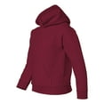 thumbnail image 2 of Heavy Blend Youth Hooded Sweatshirt, S, Cardinal Red, 2 of 3