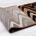 thumbnail image 6 of Chocolate AllStar Modern Runner. Contemporary Woven Area Rug. Drop-Stitch Weave Technique. Carved Effect (2' 0" x 7' 0"), 6 of 6