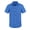 Blue, variant on Men's Cotton Linen Short Sleeve Shirts Casual Button Down Shirts Summer Green Tops with Pocket XL
