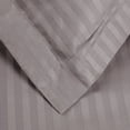 thumbnail image 4 of 400-Thread Count 100% Egyptian Cotton Elegant Stripes Duvet Cover Set Grey / Twin, 4 of 5