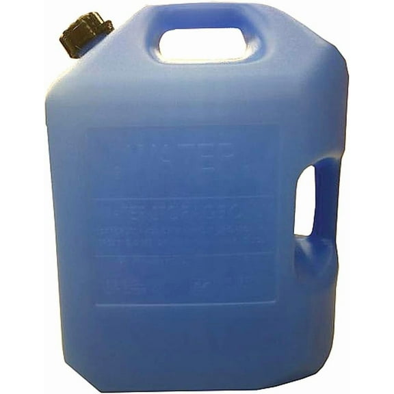 Midwest Can Water Container - Portable 6 Gallon Blue - Camping Water Jug