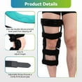 thumbnail image 2 of ACL Knee Brace for Ligament Injuries, Sports Injuries, Arthritis (OA) & Preventive Protection and Relief from Knee Joint Pain/Degeneration, fit Men & Women, 2 of 8