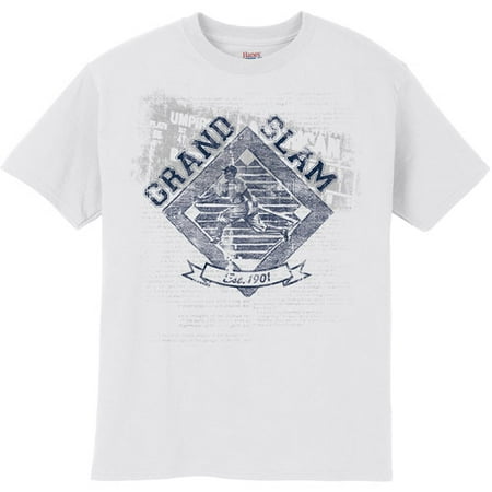 HANES 8618 HANES MENS GRAPHIC BEEFY TEE 8618 Y02717/WHITE S