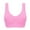 Pink, variant on FAFWYP Women's Plus Size Sports Bras for Large Bust High Support No Underwire High Impact Fitness T-Shirt Paded Yoga Sports Bra Comfort Full Coverage Everyday Sleeping Seamless Bralettes