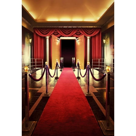 ABPHOTO Polyester Red Carpet Backdrop Prom Background Photography Stage