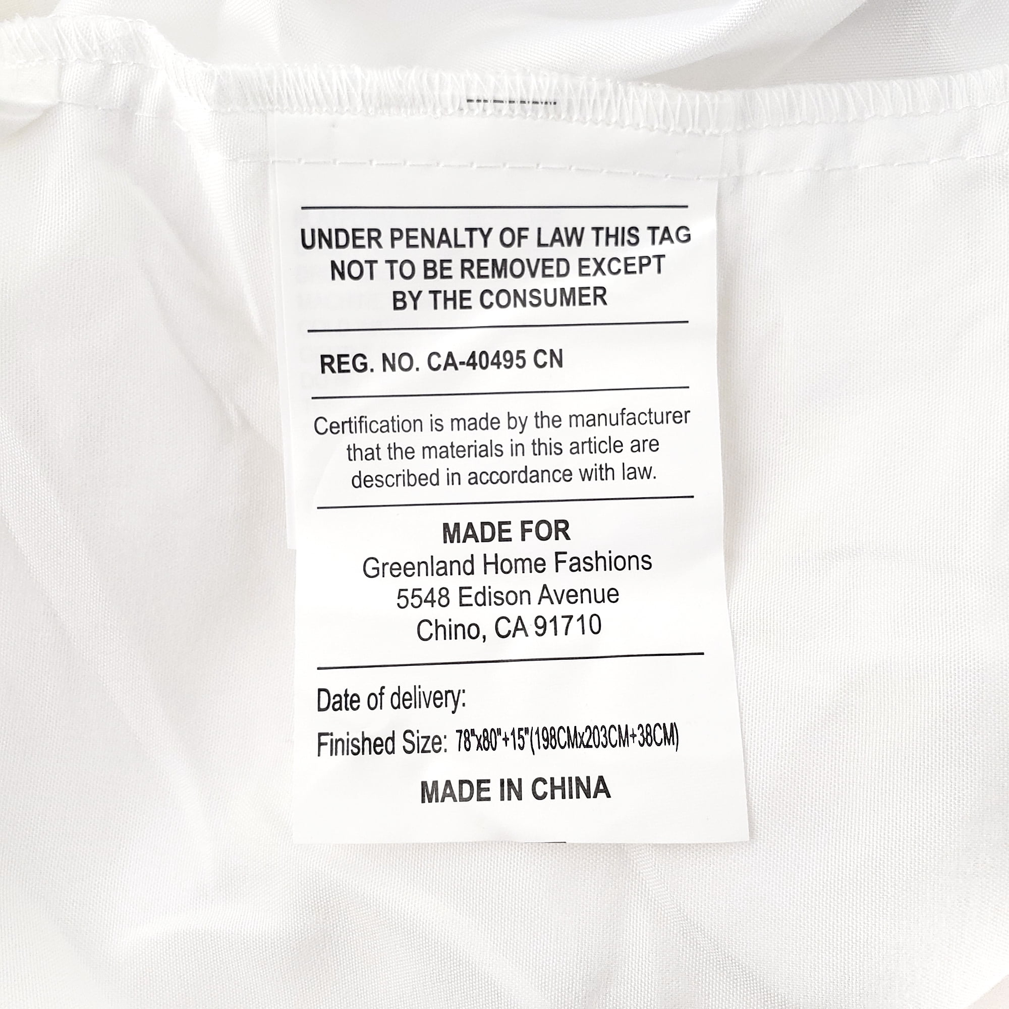 Global Trends 100% Cotton Voile White Bed Skirt, 15 Inch Drop Length Dust Ruffle, King