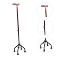 thumbnail image 3 of HOOWIFFY Retractable Walking Sticks Adjustable Rubber Multi Camping 1Set, 3 of 7