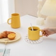 thumbnail image 4 of Heart Coasters, Handmade Braided Cotton Cute Coasters with Holder, Drink Accessories for Home Restaurant Tea Coffee Bar Decoration - 5X4In (1Pcs) White, 4 of 5