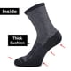 thumbnail image 4 of Calcetines deportivos Socks Daze Wool para mujer y hombre, senderismo, 4 pares, negros, 4 of 7