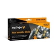 thumbnail image 1 of Vallejo 72193 Non Metallic Metal Paint Set - 8x18ml Game Color Acrylics with Step-by-Step Guide, 1 of 3
