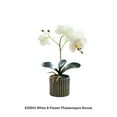 thumbnail image 2 of Advancent Bonsái de orquídeas artificiales con maceta Phalaenopsis para el hogar, jardín, Color brillante, decoración de boda al aire libre Type8 NO8, 2 of 6