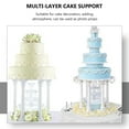 thumbnail image 2 of 12 piezas de columna romana pastel de pastel de pastel kits de apilamiento de torta pilares de pastel, 2 of 4