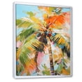 thumbnail image 2 of Designart "A Single Palm Tree VII" Floral Floater Framed Wall Decor, 2 of 7