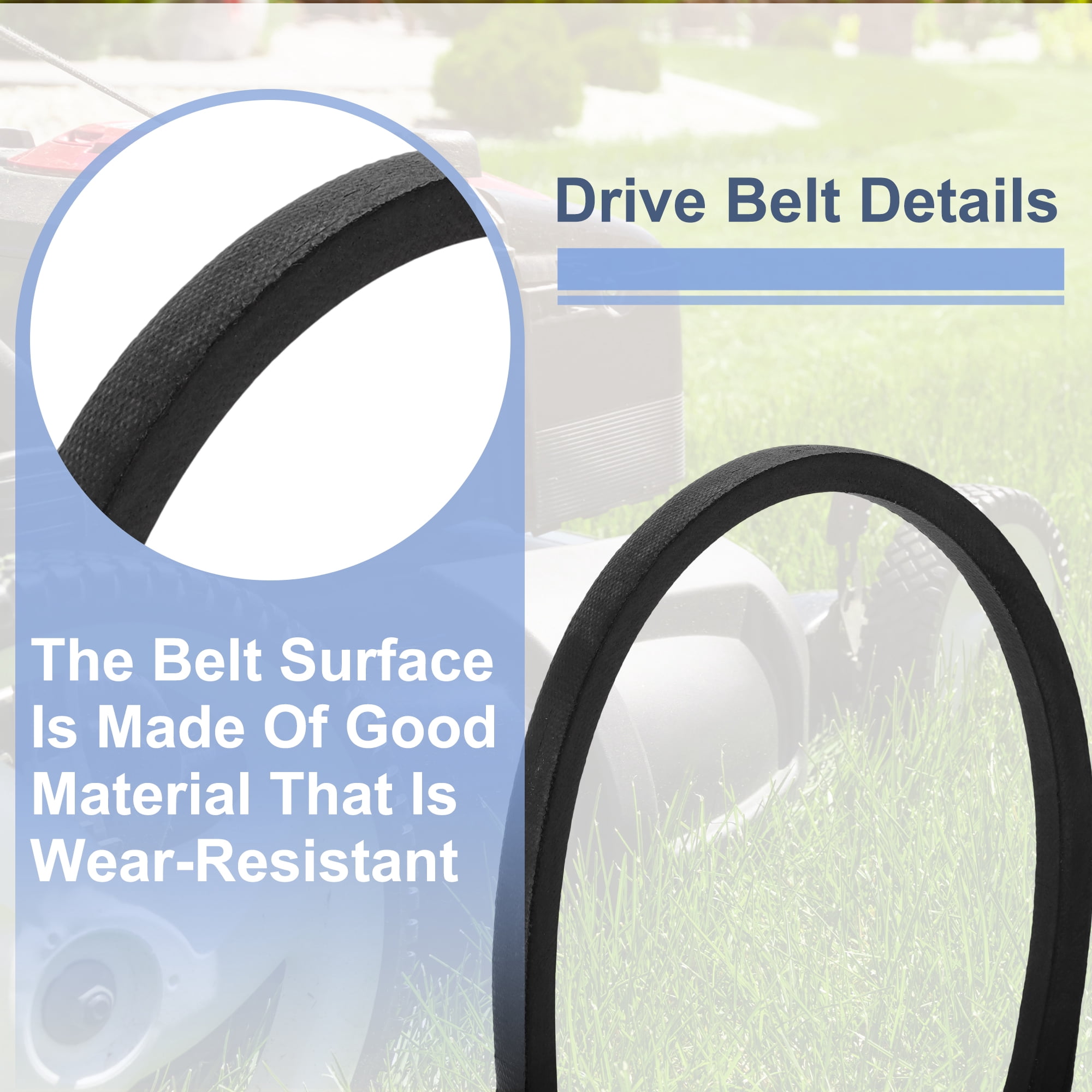 Unique Bargains No.580364608 Lawn Mower Deck Belt for Husqvarna Models and More