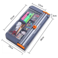 thumbnail image 3 of Guillotina de Papel de Oficina Malubero Con Caja de Almacenamiento Gris, 3 of 3