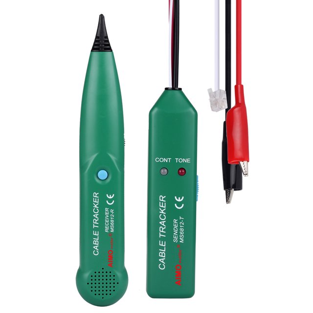 Graflsoa MS6812 Traceur de Câble avec Anti-Interférences pour Test de Réseau et Ligne Téléphonique, Sans Batterie Incluse