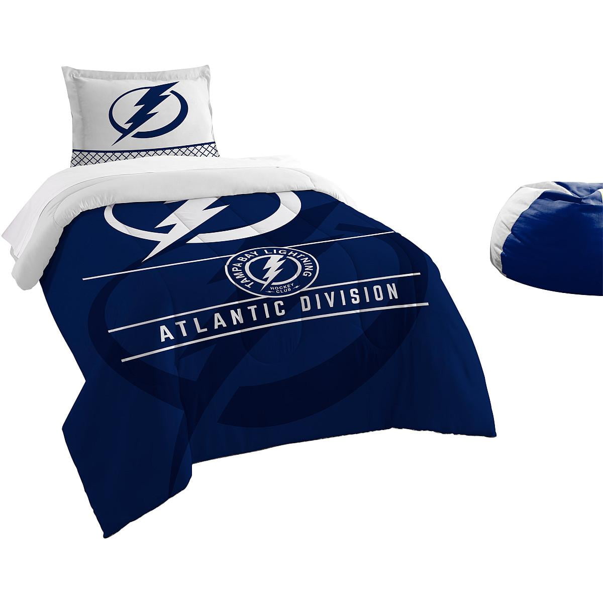 Tampa Bay Lightning The Northwest Company NHL Draft Twin Comforter Set