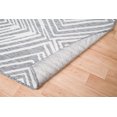 thumbnail image 2 of 4' x 6' Indoor-Outdoor Grey Diamond Abstract Rug, 2 of 3