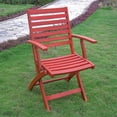 thumbnail image 1 of Pemberly Row Ensemble de 2 Chaises de Patio en Rouge Grange, 1 of 1