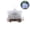 White, variant on 1 Pcs Aquarium Sponge Filter for Small Tank, 3.15x3.15x1.97 Inch Nano Betta Fish Filter, Multi Stage Bio Filtration with Activated Carbon,Blue