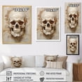 thumbnail image 4 of Designart "The Resonance Of A Skull III" Skull Canvas Prints, 4 of 7