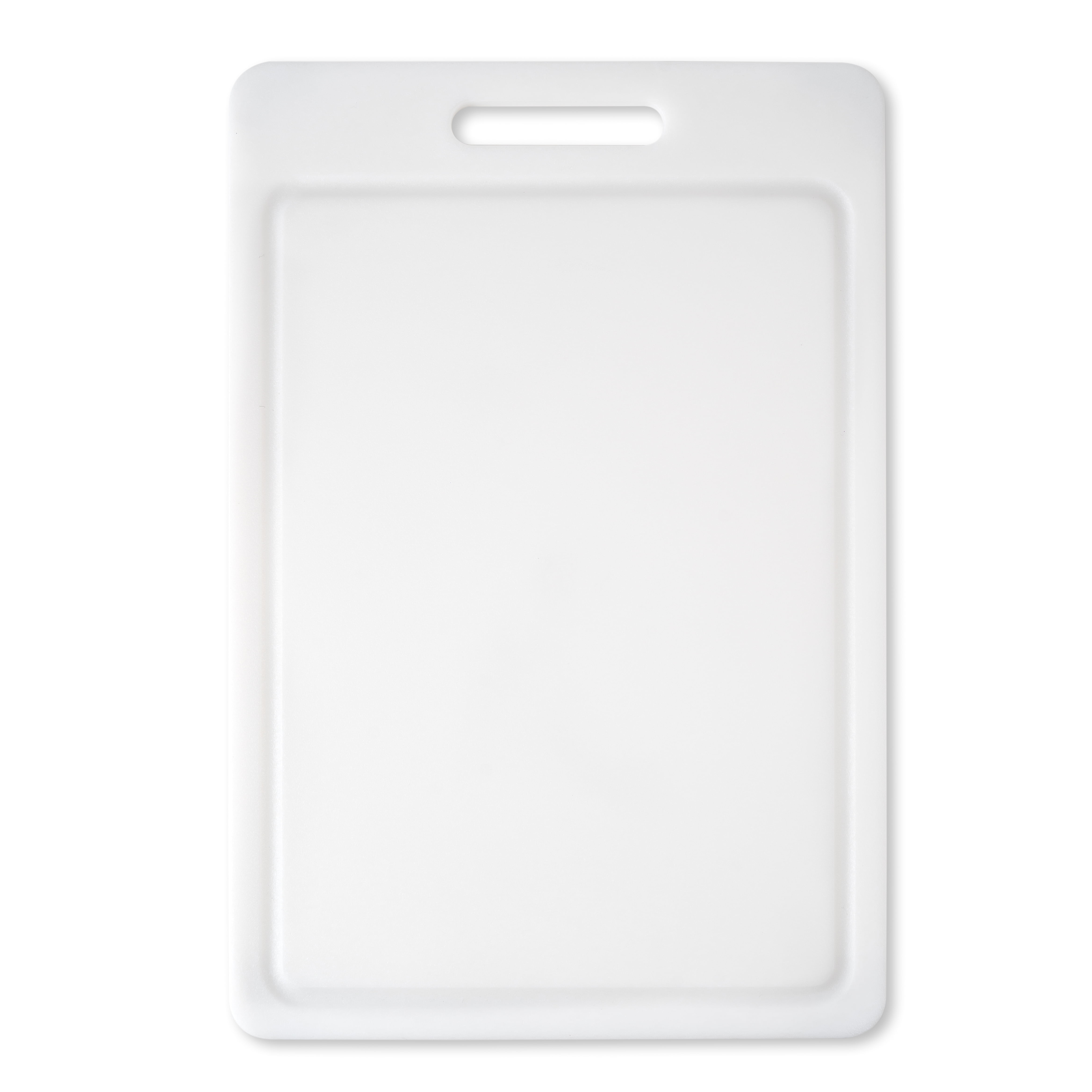 (3 pack) Mainstays 12"X18" White Non-Slip Poly Cutting Board with Juice Groove