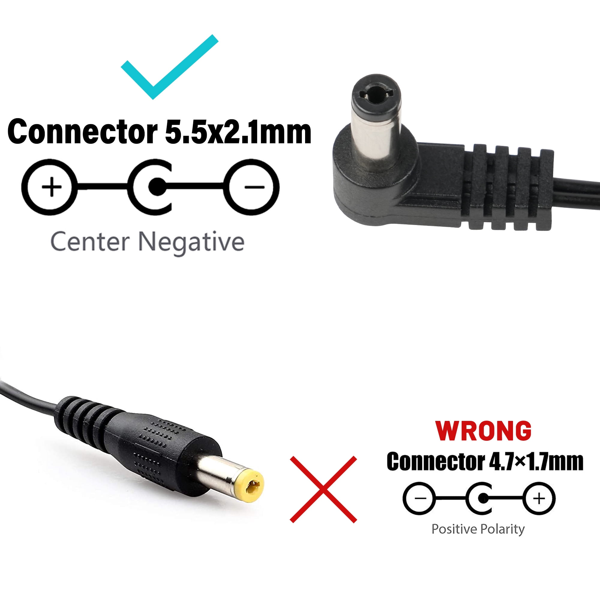 LotFancy 9V Guitar Pedal Power Supply AC/DC Adapter for Casio Piano Keyboard, Boss Effect Pedal