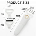 thumbnail image 3 of Vegetable Peeler Stainless Steel Cordless 3 Peeler Handheld Vegetable Peeler USB Rechargeable Potato Peeler With 3 Cutting Easy To Operate And Washable For Carrots/Cucumbers/Fruit, 3 of 9
