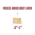 thumbnail image 7 of Icelandic+ Land & Sea: Wild Caught Cod Skin & Freeze-Dried Beef Liver - 2.4oz Bag, Dog Treat & Food Topper, 2 Ingredients, No Preservatives, Natural, 7 of 7