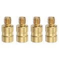 thumbnail image 1 of Inserto de Flecha Uxcell, Peso de Inserto de Tornillo de Latón de 25 Granos Accesorio de Caza de Arquería para Ejes de Puntos de Flecha de Carbono de 6.2mm/0.244", 4 Paquete y Latón, 1 of 7