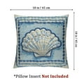 thumbnail image 3 of Under The Sea Collection Ocean Shell Accent and Throw Pillow Sofa Lumbar Cushion, Polyester, 3 of 7