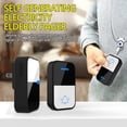 thumbnail image 2 of TOPRenddon Wireless Doorbell, Mini Waterproof Door Bell Chime Operating at 500 Feet, Doorbell with 36 Melodies, 4 Volume Levels & LED Flash, 1 Receiver + 1 Button, Black, 2 of 9