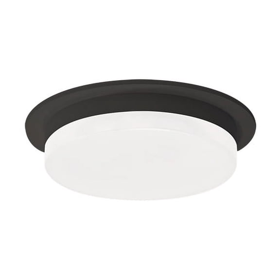 Kuzco Lighting Fm42706 Stockton 6" Wide Led Flush Mount Drum Ceiling Fixture - Black