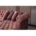 thumbnail image 3 of Lauren Velvet Pink Double Chaise Sectional, 3 of 5