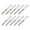 White, variant on 10Pcs Soft Lure Squid Skirts 8cm Artificial Baits Lures Saltwater Trolling Lure Artificial Baits Fishing Accessories