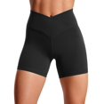 thumbnail image 1 of Shorts CRZ YOGA Butterluxe tiro alto 5" negro talla chica, 1 of 5
