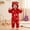 Onesies-A4Red, variant on Gamivast Toddler Christmas Romper Onesies Plush Hooded One Piece Jumpsuit Zip Front Reindeer Detail Baby Holiday Outfit for Winter Party Sleepwear