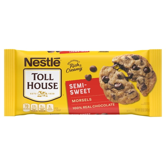 Nestle Toll House Semi Sweet Chocolate Morsels 12 oz Package May Vary