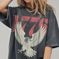 thumbnail image 3 of Retro 1776 Bald Eagle 250th Anniversary American 4th of July T-shirt | USA Independence Day Tee, 3 of 5