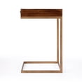thumbnail image 5 of Alec 1 Drawer C Shaped End Table in Medium Brown  5643140, 5 of 8